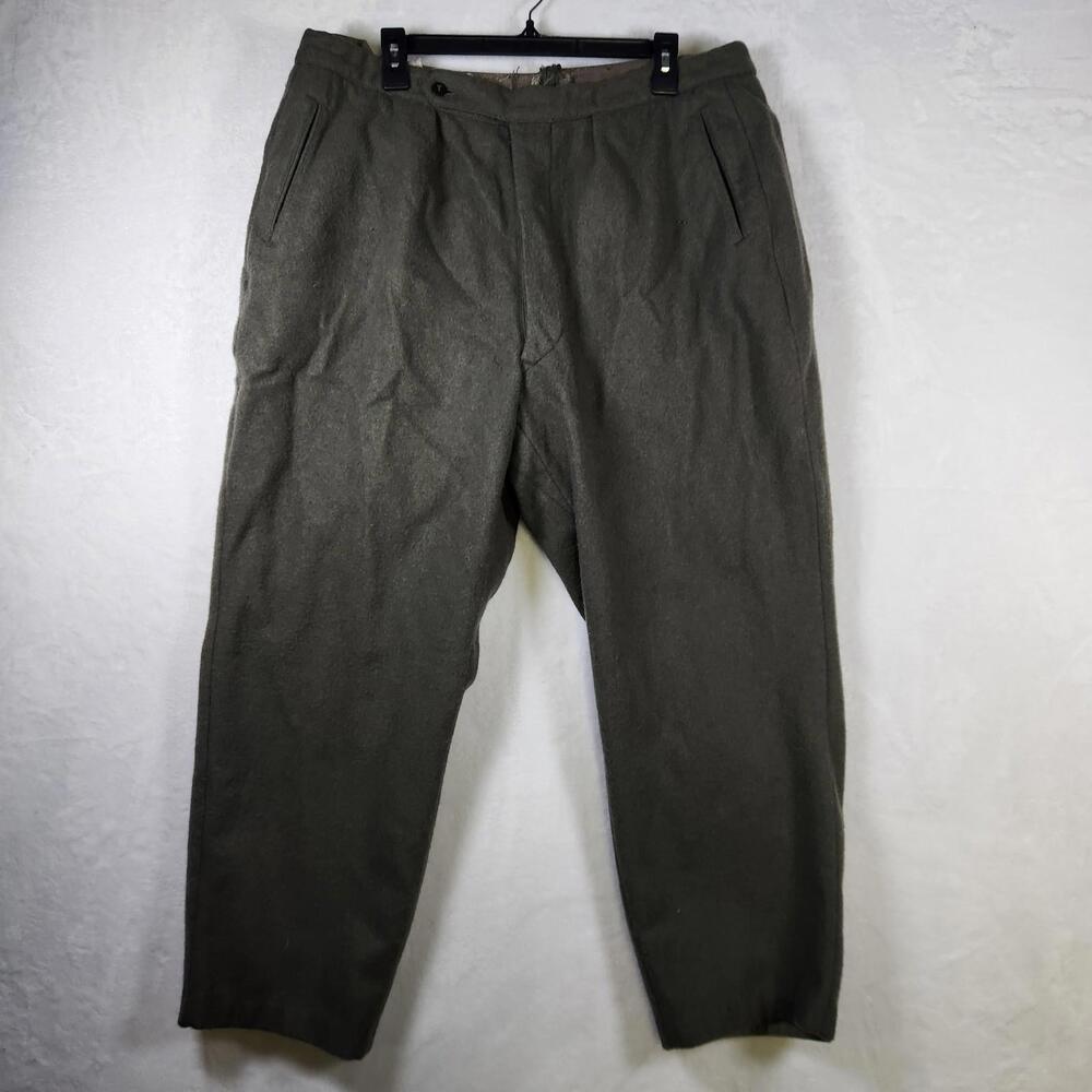 Vtg US Army Wool Field Pants 38x26 Military M-51‎ Cold Weather Trousers